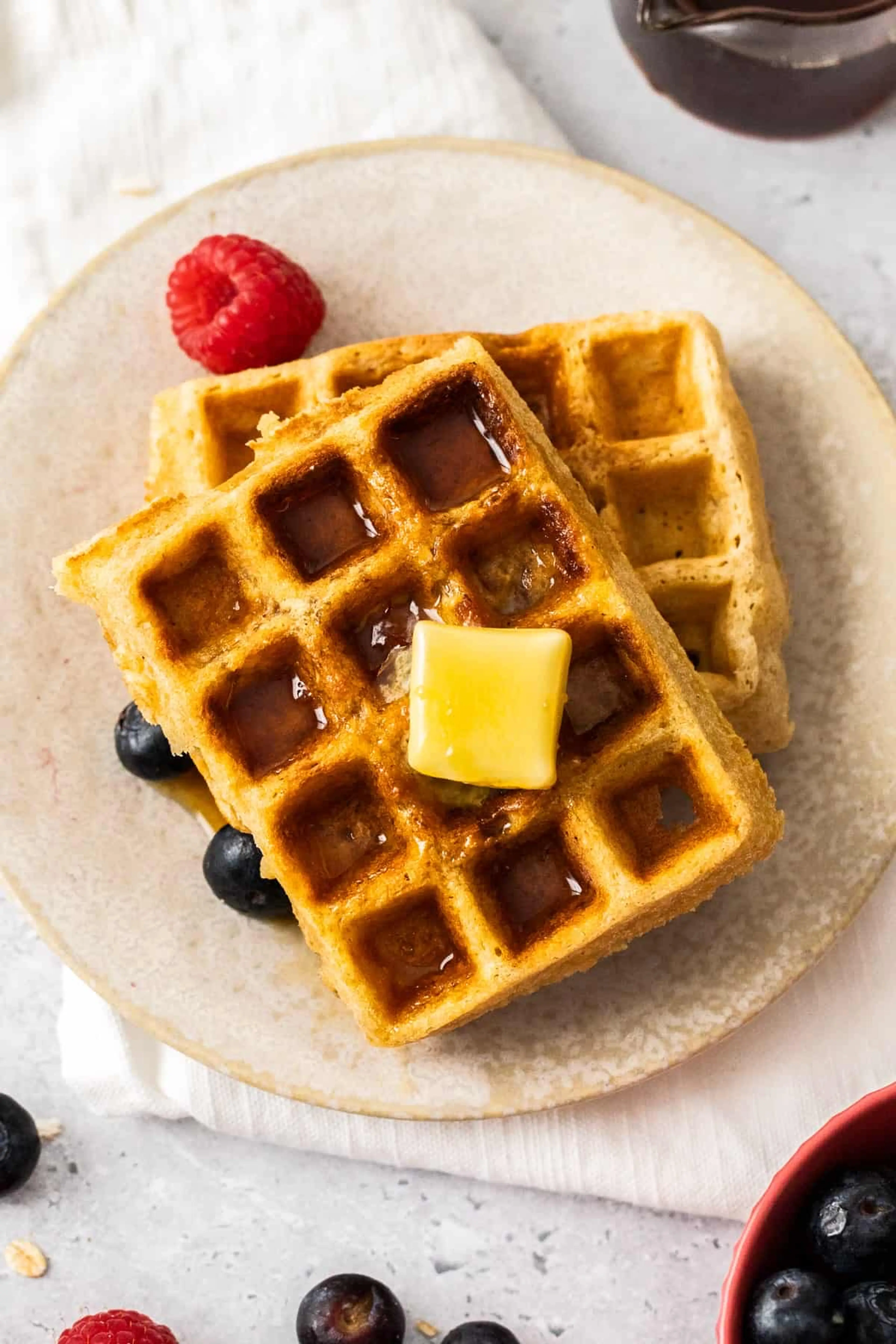 Oat Flour Waffles