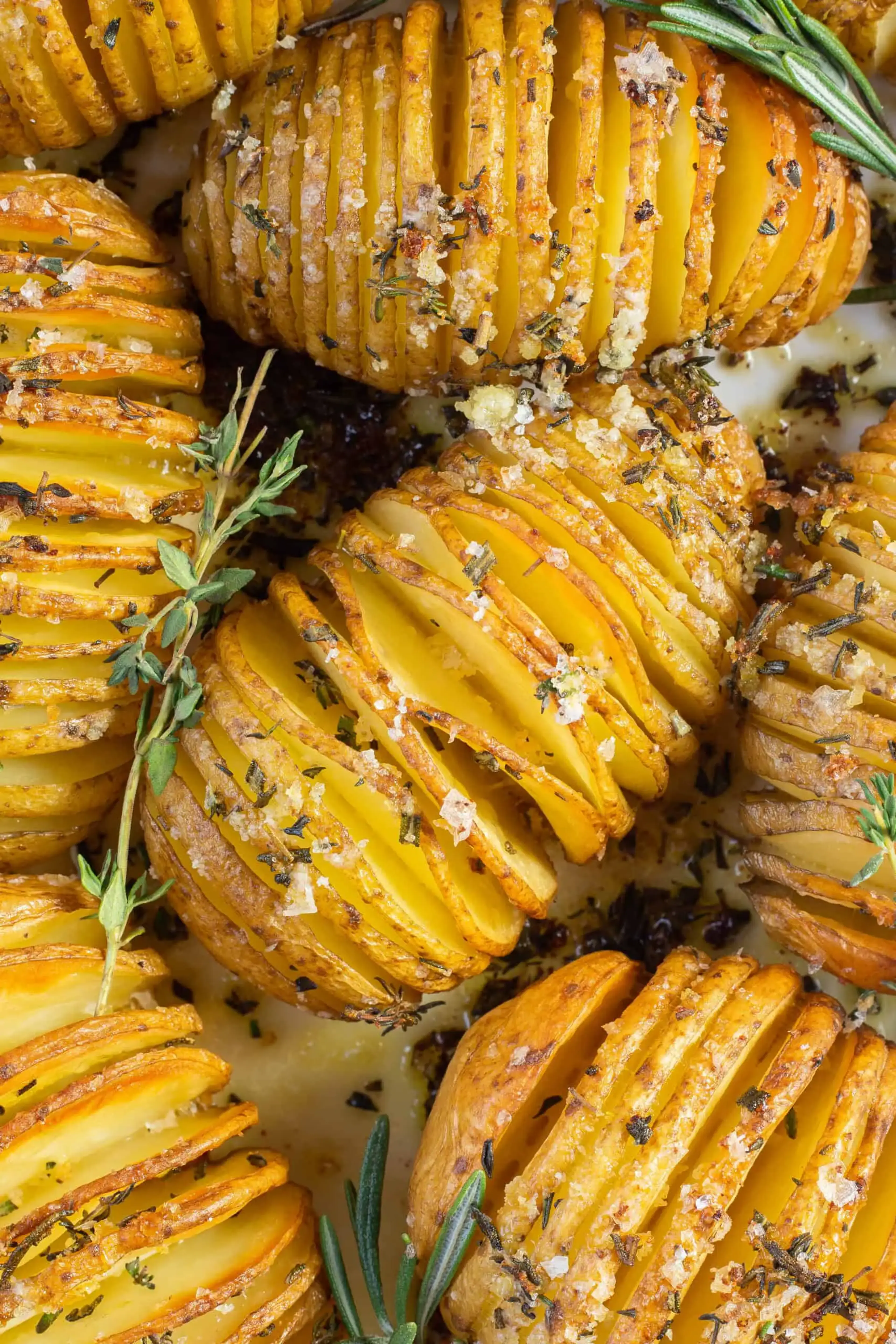 Herb Salted Hasselback Potatoes